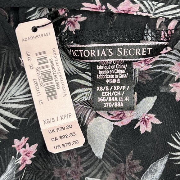 Victoria's Secret West Side Floral Chiffon Kimono Duster Robe Size XS/S - NWT - Picture 7 of 9